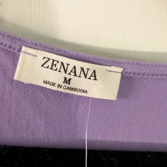 Zenena m purple babydoll nwt - Picture 5 of 8